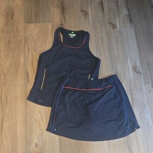 Tail Tech Navy Athletic Tank & Skirt Set – Size Small